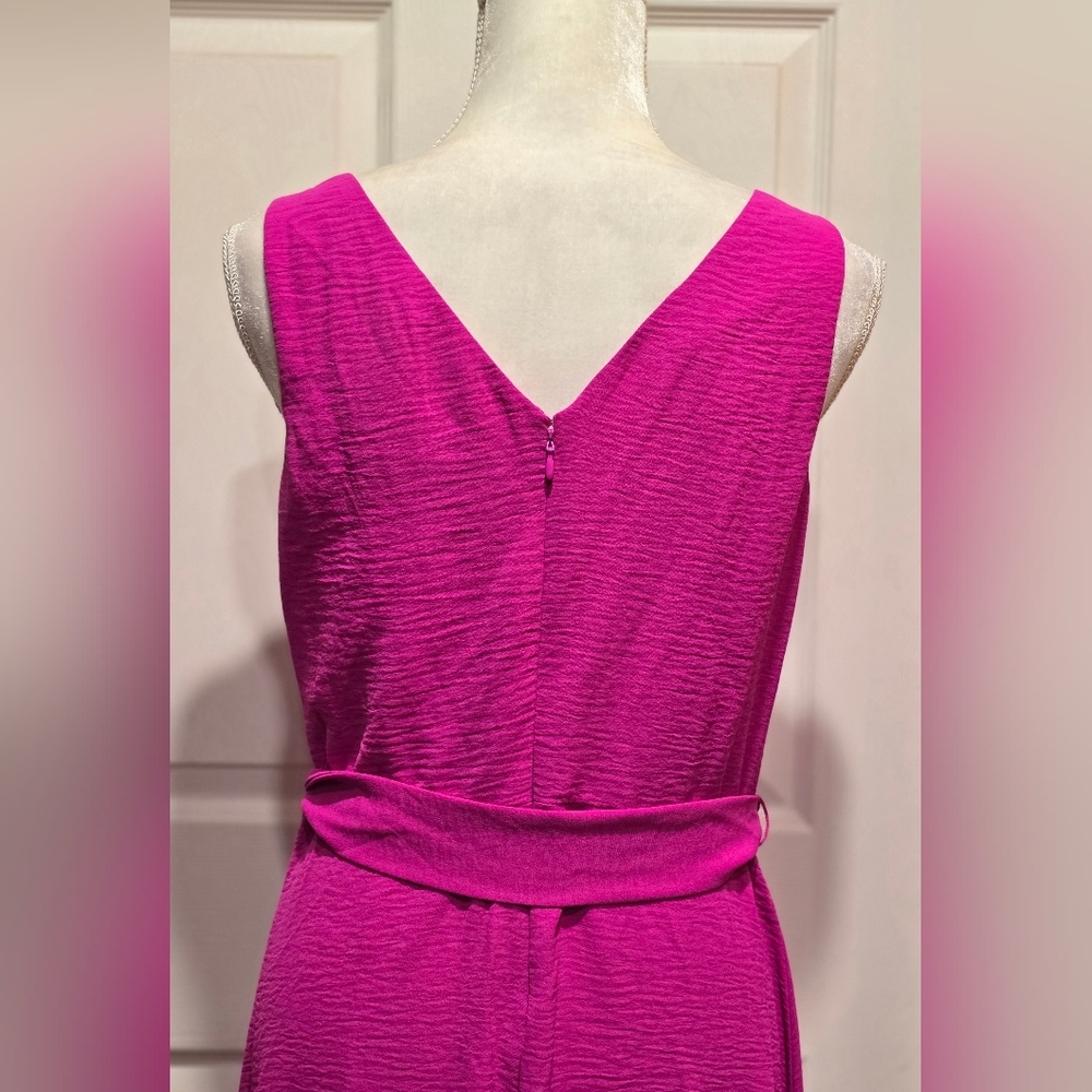 DKNY Pink Faux Wrap Dress - Picture 8 of 15